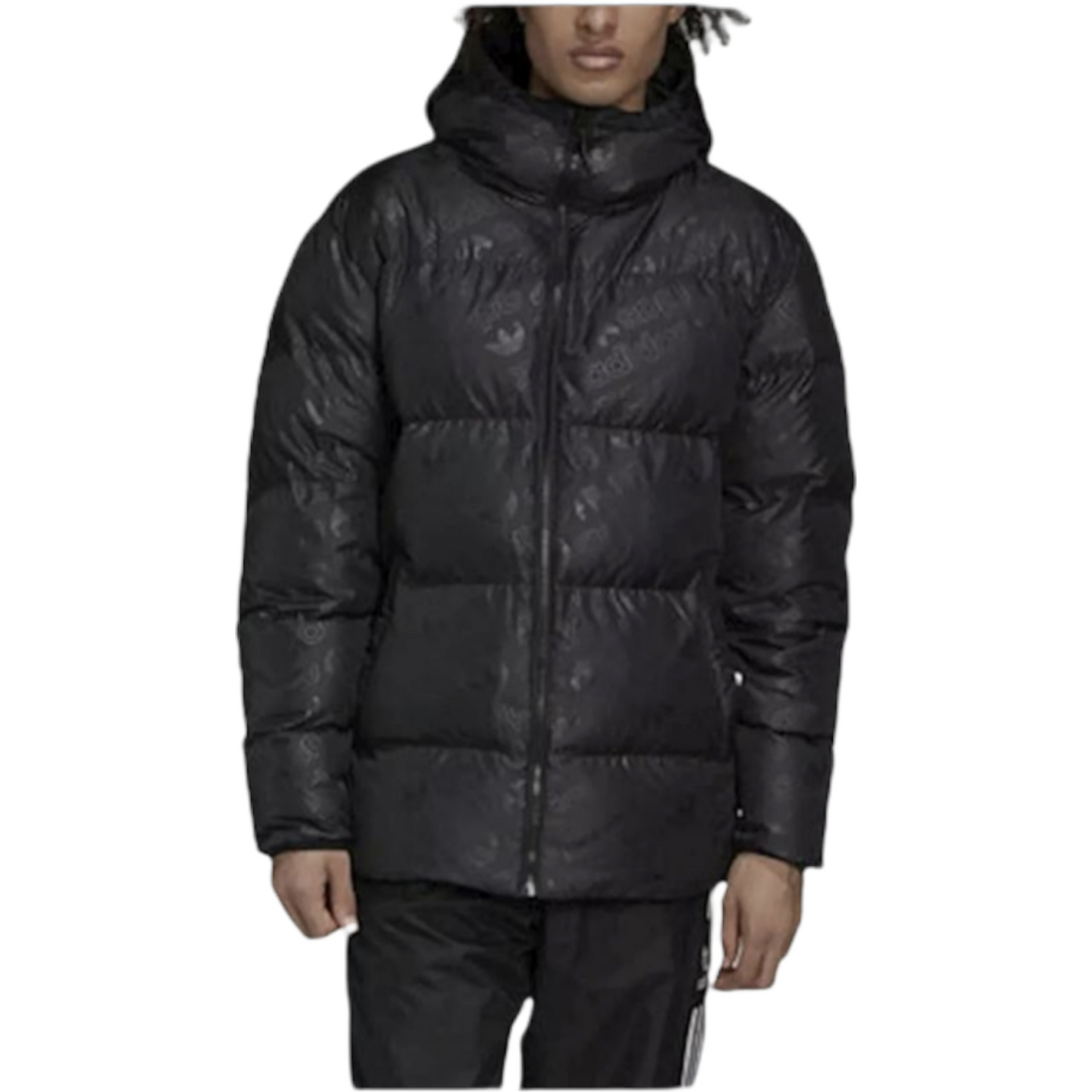 Adidas reversible monogram shop down jacket